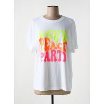 LIV BERGEN - T-shirt blanc en coton - Femme - Taille 42 - Modz