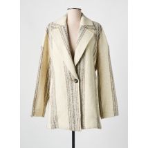 DIEGA - Blazer beige en acrylique - Femme - Taille 40 - Modz