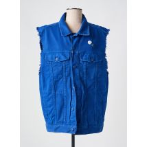 NEWTONE - Veste casual bleu en coton - Femme - Taille 38 - Modz
