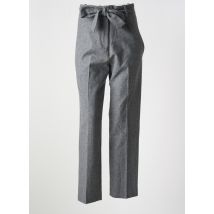 ANTIK BATIK - Pantalon droit gris en laine - Femme - Taille 38 - Modz