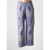 ANTIK BATIK - Pantalon cargo violet en coton - Femme - Taille 38 - Modz