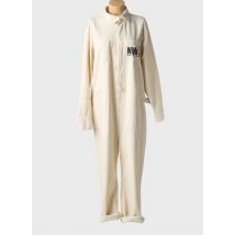 NEWTONE - Combi-pantalon beige en coton - Femme - Taille 38 - Modz