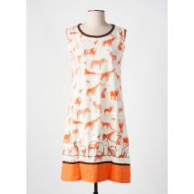 ROSE POMME - Chemise de nuit orange en coton - Femme - Taille 38 - Modz