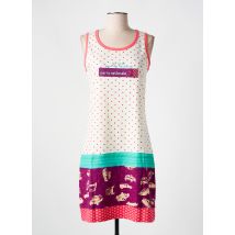 ROSE POMME - Chemise de nuit rose en coton - Femme - Taille 38 - Modz