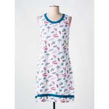 ROSE POMME - Chemise de nuit bleu en coton - Femme - Taille 40 - Modz