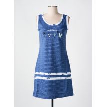 ROSE POMME - Chemise de nuit bleu en coton - Femme - Taille 40 - Modz