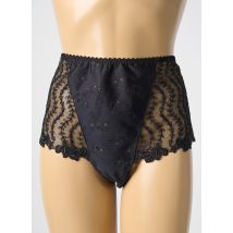 SECRET D'EVA - Culotte haute noir en polyamide - Femme - Taille 46 - Modz
