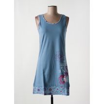 ROSE POMME - Chemise de nuit bleu en coton - Femme - Taille 40 - Modz