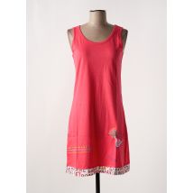 ROSE POMME - Chemise de nuit rose en coton - Femme - Taille 40 - Modz