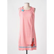 ROSE POMME - Chemise de nuit rouge en coton - Femme - Taille 38 - Modz