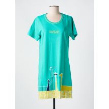 ROSE POMME - Chemise de nuit vert en coton - Femme - Taille 38 - Modz