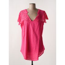 NH-3 - Tunique manches courtes rose en coton - Femme - Taille 40 - Modz