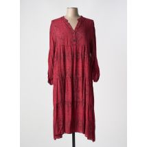 LACONY - Robe mi-longue rouge en viscose - Femme - Taille 50 - Modz