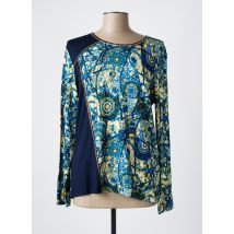HAJO - T-shirt bleu en viscose - Femme - Taille 52 - Modz