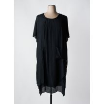WORLD FASHION - Robe mi-longue noir en polyester - Femme - Taille 50 - Modz