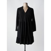 2W PARIS - Robe mi-longue noir en polyamide - Femme - Taille 54 - Modz