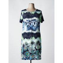 HAJO - Robe mi-longue bleu en viscose - Femme - Taille 46 - Modz