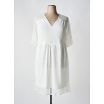 2W PARIS - Robe mi-longue beige en polyester - Femme - Taille 54 - Modz