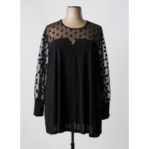 2W PARIS - Blouse noir en polyester - Femme - Taille 58 - Modz