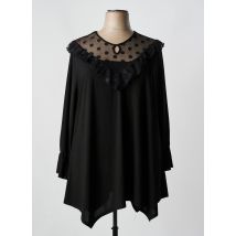 2W PARIS - Blouse noir en polyester - Femme - Taille 58 - Modz