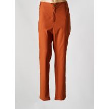 NH-3 - Pantalon slim orange en coton - Femme - Taille 50 - Modz