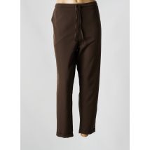 KAKIE - Pantalon droit marron en polyester - Femme - Taille 46 - Modz