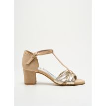 MYMA - Sandales/Nu pieds beige en cuir - Femme - Taille 37 - Modz