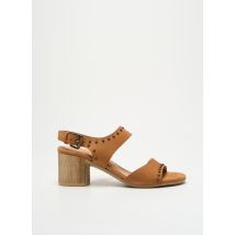 MINKA DESIGN - Sandales/Nu pieds marron en cuir - Femme - Taille 36 - Modz