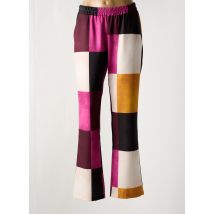 QUATRE VINGT JOURS - Pantalon droit noir en polyester - Femme - Taille 40 - Modz