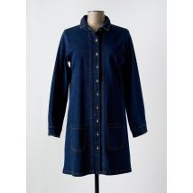 VIRTUE - Robe mi-longue bleu en coton - Femme - Taille 42 - Modz