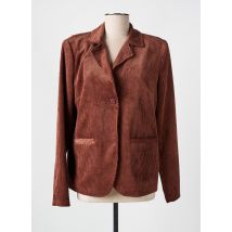 HALOGENE - Blazer marron en polyester - Femme - Taille 40 - Modz