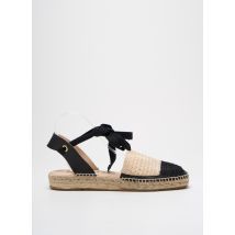 KANNA - Espadrilles noir en cuir - Femme - Taille 41 - Modz
