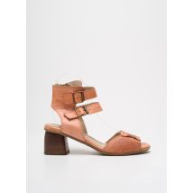 CASTA - Sandales/Nu pieds orange en cuir - Femme - Taille 37 - Modz