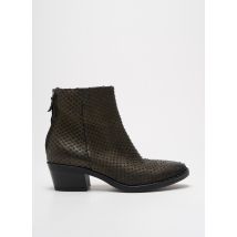 MJUS - Bottines/Boots vert en cuir - Femme - Taille 35 - Modz