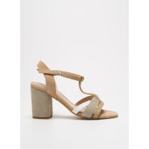 REQINS - Sandales/Nu pieds beige en autre matiere - Femme - Taille 38 - Modz