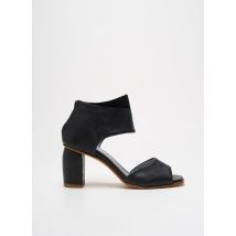 LILI MILL - Sandales/Nu pieds noir en cuir - Femme - Taille 36 - Modz