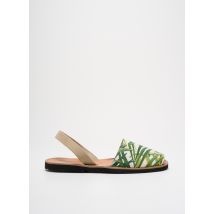 MINORQUINES - Sandales/Nu pieds beige en cuir - Femme - Taille 41 - Modz
