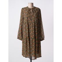 MD'M - Robe mi-longue marron en polyester - Femme - Taille 42 - Modz