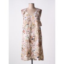 MISMASH - Robe mi-longue marron en polyester - Femme - Taille 36 - Modz