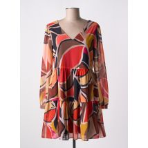 MOLLY BRACKEN - Robe courte orange en polyester - Femme - Taille 38 - Modz