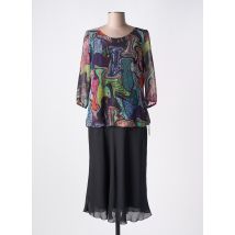 JEAN DELFIN - Robe mi-longue noir en polyester - Femme - Taille 40 - Modz