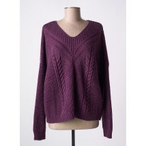 MISMASH - Pull violet en acrylique - Femme - Taille 40 - Modz