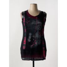 FRONT DE MER - Tunique sans manche noir en coton - Femme - Taille 44 - Modz