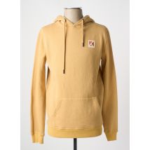 KULTE - Sweat-shirt à capuche jaune en coton - Homme - Taille XS - Modz