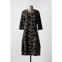 EVER SASSY - Robe mi-longue noir en polyester - Femme - Taille 34 - Modz