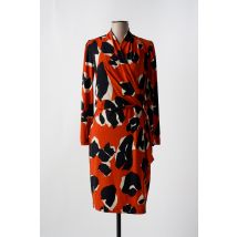 JOSEPH RIBKOFF - Robe mi-longue orange en polyester - Femme - Taille 40 - Modz