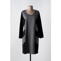 GUY DUBOUIS - Robe mi-longue gris en polyester - Femme - Taille 50 - Modz