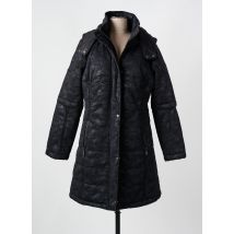 FRED SABATIER - Manteau long noir en polyester - Femme - Taille 46 - Modz