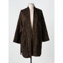 KAKIE - Gilet manches longues marron en polyester - Femme - Taille 50 - Modz
