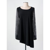 JOSEPH RIBKOFF - Tunique manches longues noir en nylon - Femme - Taille 48 - Modz
